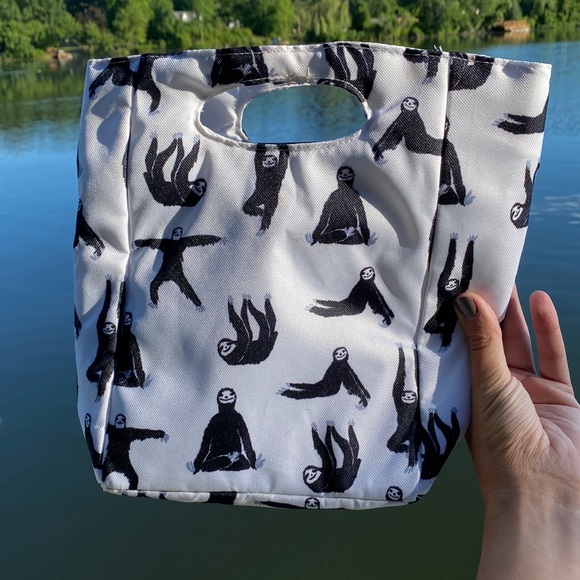 Sloth Print Lunch Tote - Picture 4 of 7